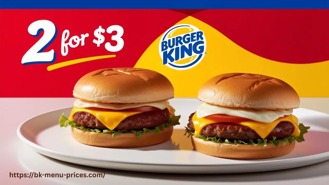 Burger King 2 for $3 Breakfast Sandwiches