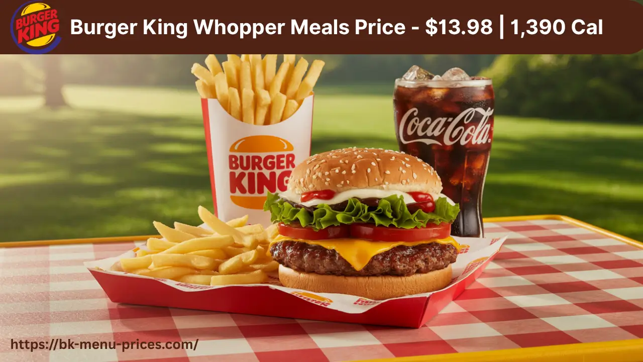 Burger King Whopper Meals Price
