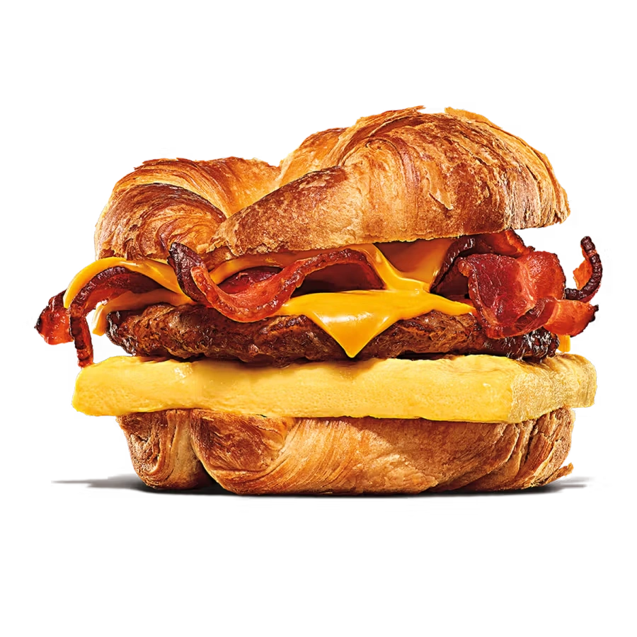 Bacon, Sausage, Egg, & Cheese Croissan'wich