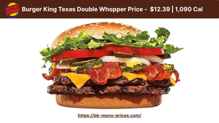 Burger King Texas Double Whopper Price