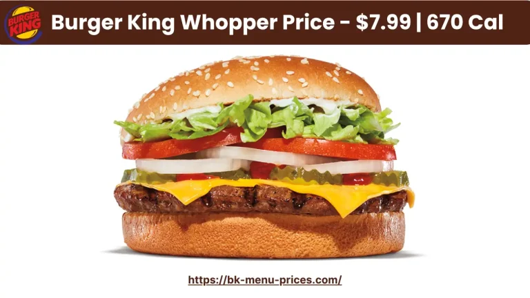 Burger King Whopper Price, Nutrition, & Allergens