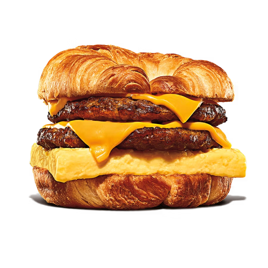 Double Sausage, Egg, & Cheese Croissan'wich