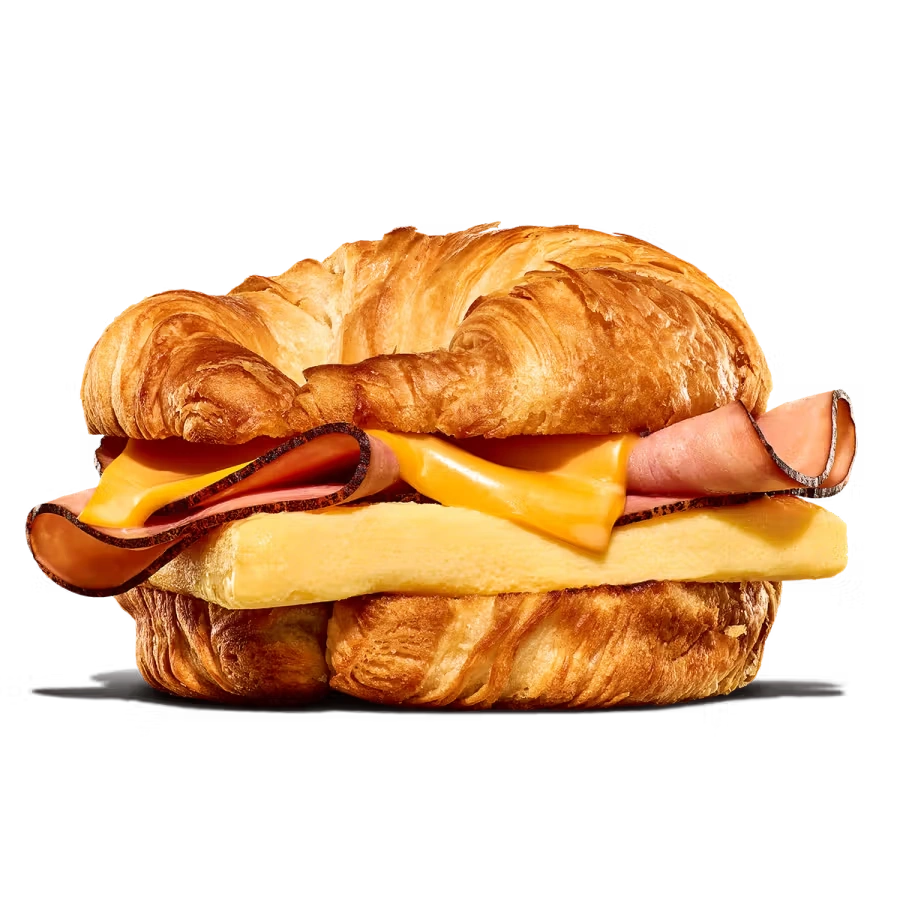 Ham, Egg, & Cheese Croissan'wich